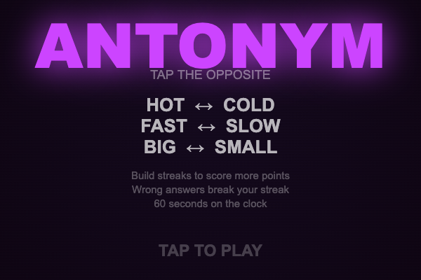 Antonym
